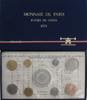 France  Monnaie de Paris Uncirculated set 1974 FDC.1974 1c double edge AU