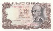 Spain 100 pesetas 100 Pesetas 1970 - Manuel de Falla -