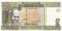 Guinea  500 Francs Woman - Minehead - Serial - 1998 UNC