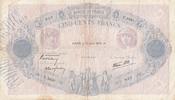 France 15/06/1939 500 Francs Pink and blue -15-06-1939 Serial U.3430 FF