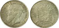 Belgium 50 centimes 50 Cents Leopold II - Arms - 1886 - PCGS UNC DETAILS -