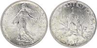 France  1 Franc Semeuse - 1916 - Silver UNC