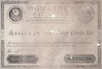 France 500 livres 500 Livres Louis XVI - 29 Sept. 1790 - Serial B Second ex. -