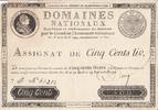 France 500 livres 500 Livres - 29 Septembre 1790 - Sign. Desrez - Vintage fake -