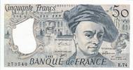 France 50 francs 50 Francs Quentin de la Tour - 1992 - E.74 Last serial scarce -