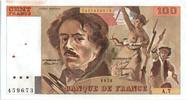 France  100 Francs Delacroix - 1978 Serial A.7 - XF