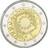 Netherlands 2015 2 Euros Commémo. Commune 2015 - 30 years of the European flag UNC ( non circulé)