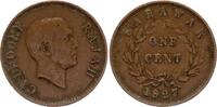 Sarawak 1 cent 1 Cent Charles V Brooke - 1937 H -