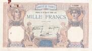 France 1000 francs 1000 Francs - Ceres & Mercure - 18-01-1940 - Serial E.8680 - F.38.41 -