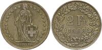 Switzerland 2 francs 2 Francs Helvetia - 1963 - B Bern - Silver -
