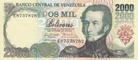 Venezuela 2000 bolivares 2000 Bolivares Gal A.J. De Sucre - Battle of Ayacucho - 1998 -