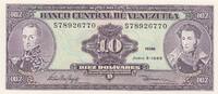 Venezuela 10 bolivares 10 Bolivares, Simon Bolivar - Antonio Jose de Sucre - 1995 -