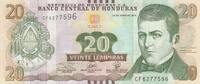 Honduras 20 lempiras 20 Lempiras - Dionisio de Herrera - 2019 - Serial CF -