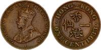Hong Kong 1 cent 1 Cent George V - 1934 -