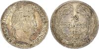 France  1/2 Franc Louis-Philippe I - 1834 A Paris - Silver VF