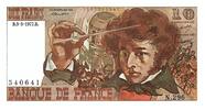 France 10 francs 10 Francs Berlioz - 03.03.1977 - Serial N.296 - Fay.63.21 -