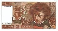 France 10 francs 10 Francs Berlioz - 02.06.1977 - Serial W.299 - Fay.63.22 -