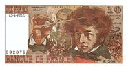 France 10 francs 10 Francs Berlioz - 02.06.1977 - Serial R.300 - Fay.63.22 -