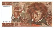 France 10 francs 10 Francs Berlioz - 15.05.1975 - Serial V.183 - Fay.63.10 -