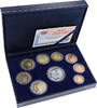 Spain  Proof set BE 2002 - 9 coins Euros - Presidency European Union AU