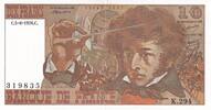 France 10 francs 10 Francs - Berlioz - 05.08.1976 - Serial K.294 -