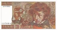 France 1976 10 Francs - Berlioz - 02.03.1978 - Serial B.301 UNC ( non circulé)