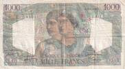 France 1000 francs 1000 Francs Minerva and Hercules - 03-11-1949 - Serial T.611 - F.41.29 -