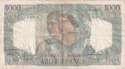 France 1000 francs 1000 Francs Minerva and Hercules - 20-04-1950 - Serial O.643 - F.41.32 -