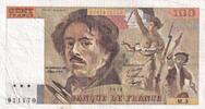 France 100 francs 100 Francs Delacroix - 1978 - Serial M.3 - Fay.69.1b -