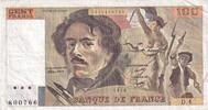France 100 francs 100 Francs Delacroix - 1978 - Serial D.4 - Fay.69.1c -
