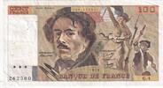 France  100 Francs Delacroix - 1978 - Serial G.4 - Fay.69.1c FF