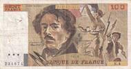 France 100 francs 100 Francs Delacroix - 1978 - Serial N.4 - Fay.69.1c -