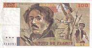France  100 Francs Delacroix - 1978 - Serial Q.6 - Fay.69.1d VF