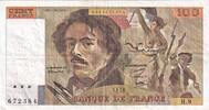 France 100 francs 100 Francs Delacroix - 1978 - Serial H.9 - Fay.69.1h -