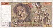 France 100 francs 100 Francs Delacroix - 1978 - Serial B.9 - Fay.69.1h -