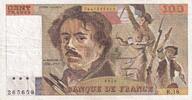 France  100 Francs - Delacroix - 1979 - Serial R.18 VF