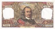 France 100 franc 100 Francs - Corneille - 02-01-1976 - Serial X.911 -