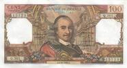 France 1966 100 Francs Corneille - 06-10-1966 Serial Q.201 XF+