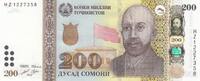 Tajikistan 200 somoni 200 Somoni - Nusratullo Makhsum - 2022 -