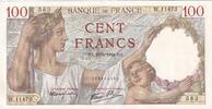 France 100 francs 100 Francs Sully - 23-05-1940 - Serial W.11473 -