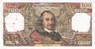 France 1977 100 Francs - Corneille - 02-06-1977 - Serial V.1092 VF