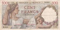 France 100 francs 100 Francs Sully - 07-03-1940 - Serial M.8441 -