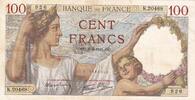 France 100 francs 100 Francs Sully - 03-04-1941 - Serial K.20468 -