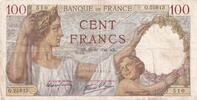 France 100 francs 100 Francs Sully - 20-11-1941 - Serial Q.25913 -