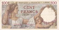 France 100 francs 100 Francs Sully - 18-12-1941 - Serial C.26930 -