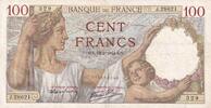 France 100 francs 100 Francs Sully - 12-02-1942 - Serial J.28621 -