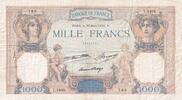 France 1000 francs 1000 Francs Ceres and Mercury - 30-03-1933 - Serial Y.2405 -