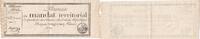 France  25 Francs - Territorial mandate with serial 27 - 28 Ventose An IV (18.03.1796) VF