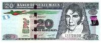 Guatemala 20 quetzales 20 Quetzales - M. Galvez - Independence act - 2020 (2023) - P.NEW -