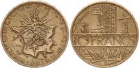 France  10 Francs Mathieu - 1985 Edge B VF